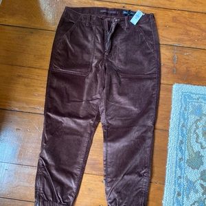 Banana republic, brown corduroys.